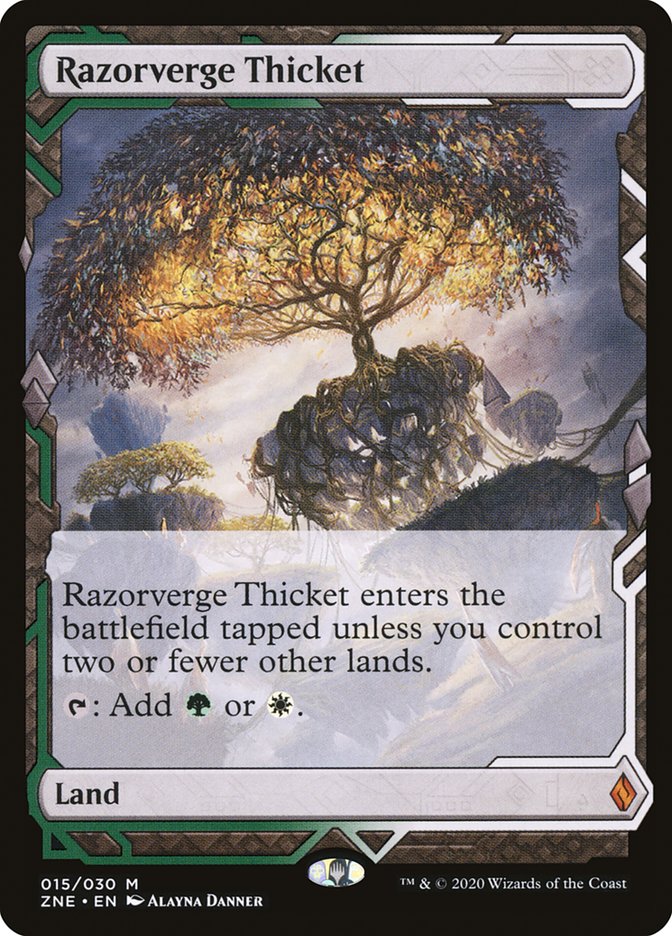Razorverge Thicket (Expeditions) [Zendikar Rising Expeditions] [Foil]