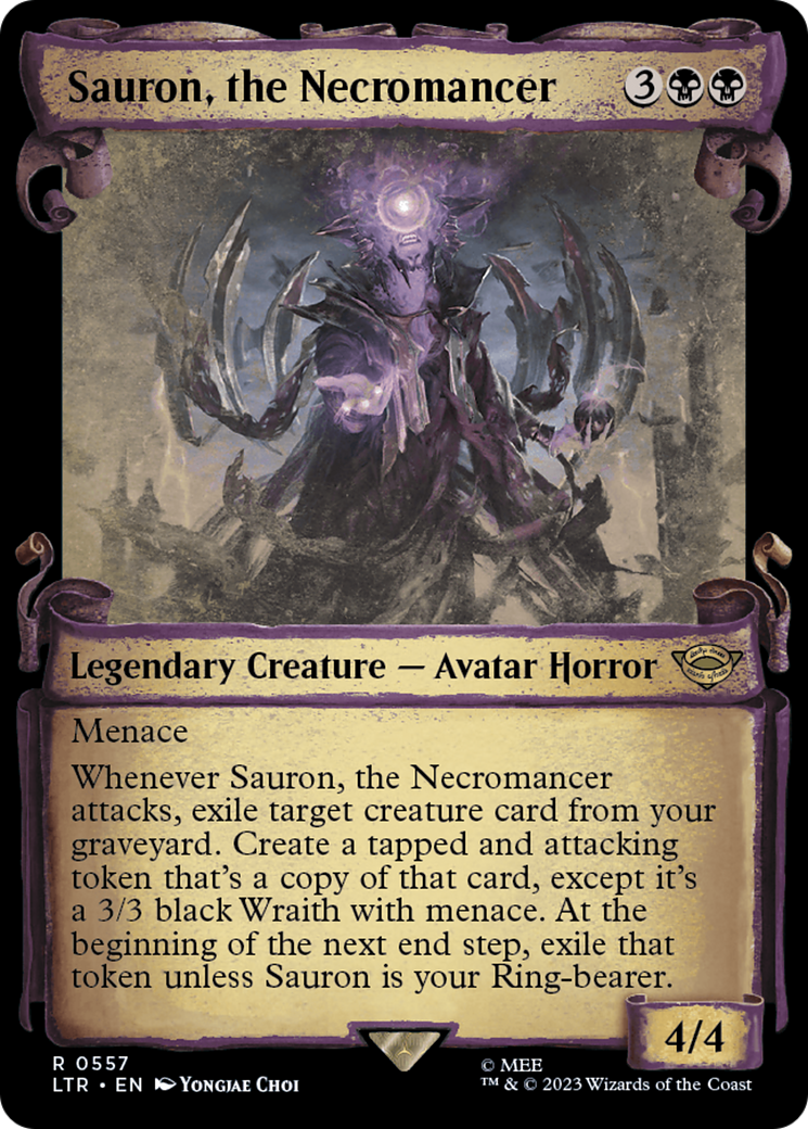 Sauron, the Necromancer [The Lord of the Rings: Tales of Middle-Earth Showcase Scrolls] [Foil]