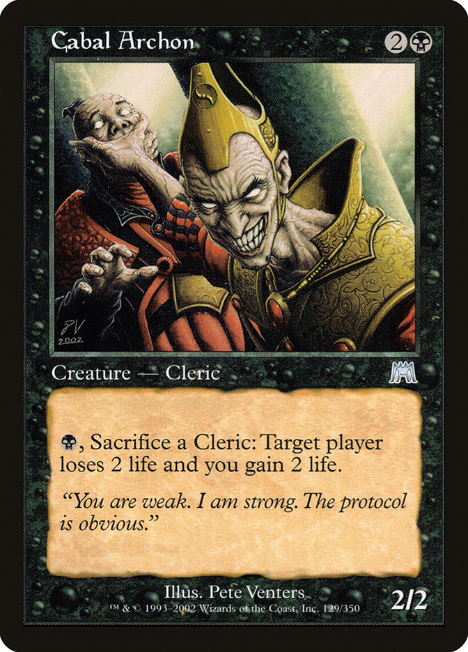 Cabal Archon [Onslaught] [Foil]