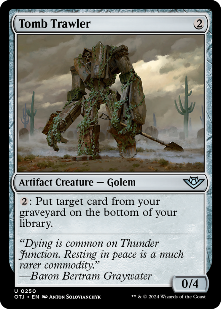 Tomb Trawler [Outlaws of Thunder Junction] [Foil]