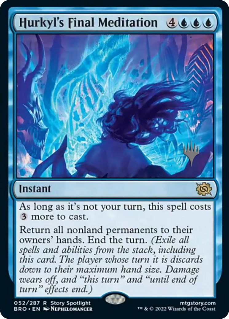 Hurkyl's Final Meditation (Promo Pack) [The Brothers' War Promos] [Foil]