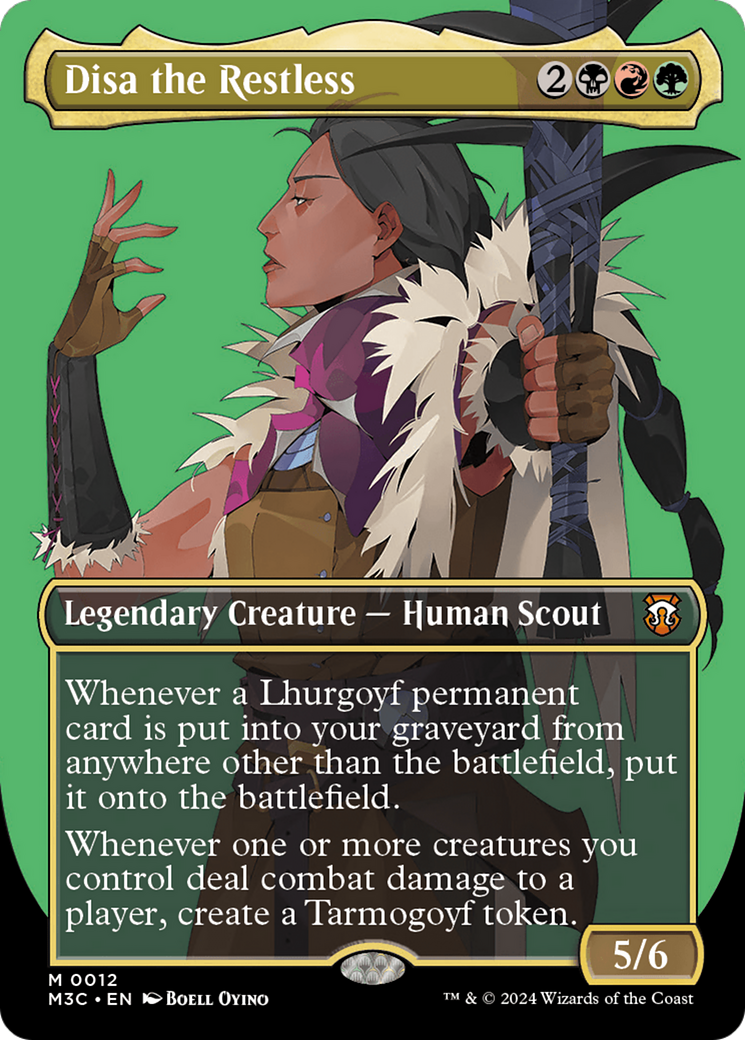 Disa the Restless (Borderless) [Modern Horizons 3 Commander] [Foil]