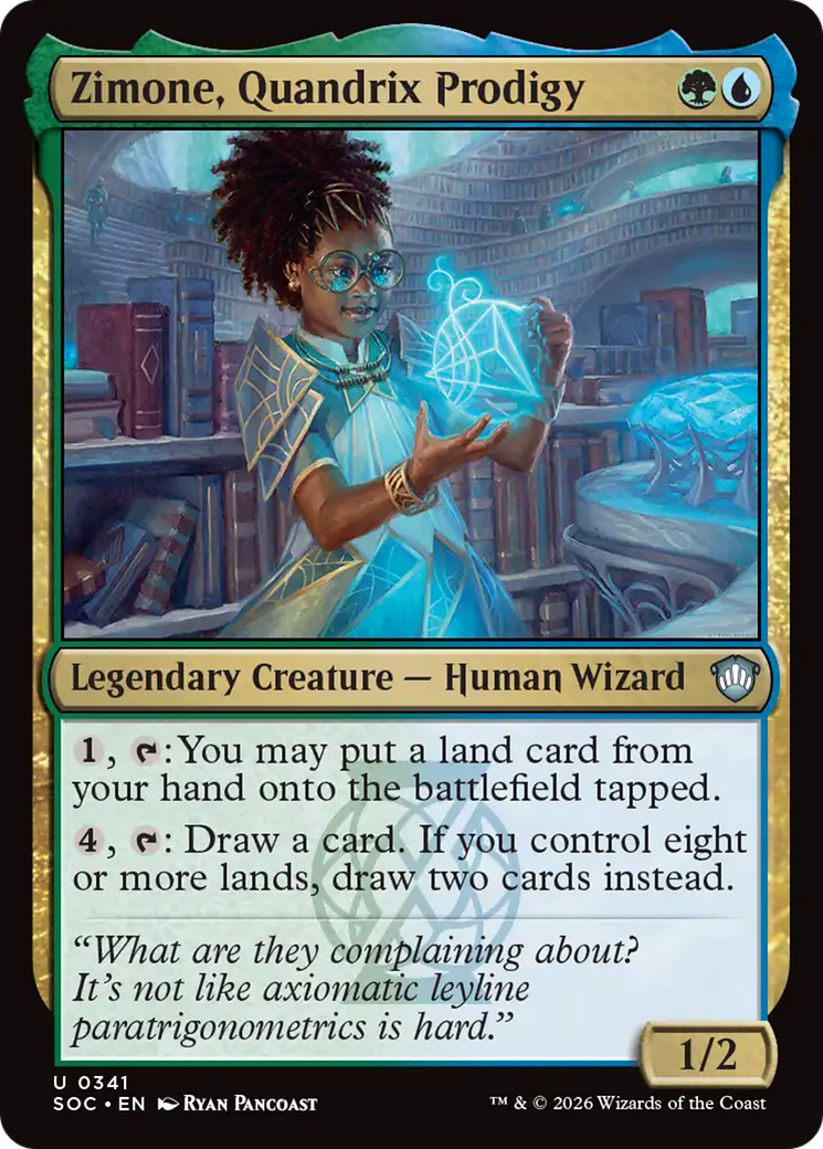 Zimone, Quandrix Prodigy [Secrets of Strixhaven Commander] [Foil]