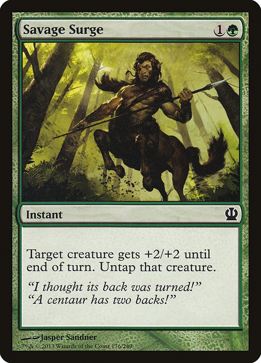 Savage Surge [Theros] [Foil]
