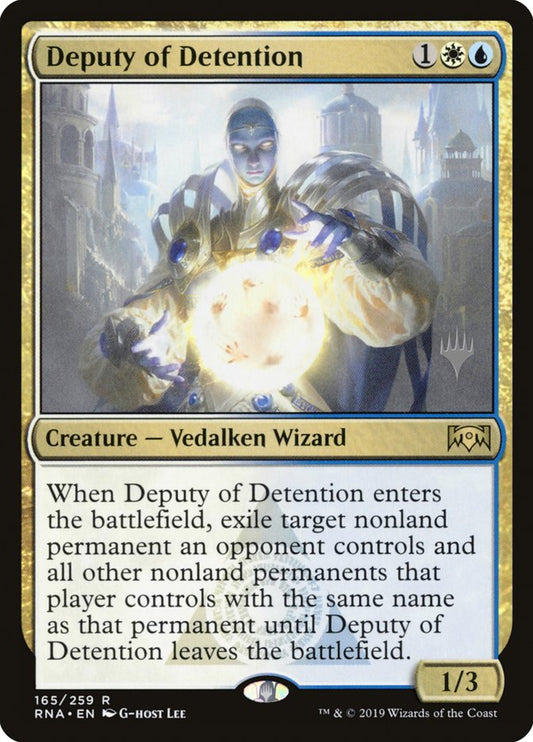 Deputy of Detention (Promo Pack) [Ravnica Allegiance Promos] [Foil]