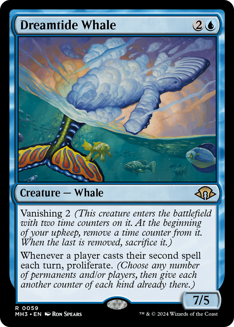 Dreamtide Whale [Modern Horizons 3] [Foil]