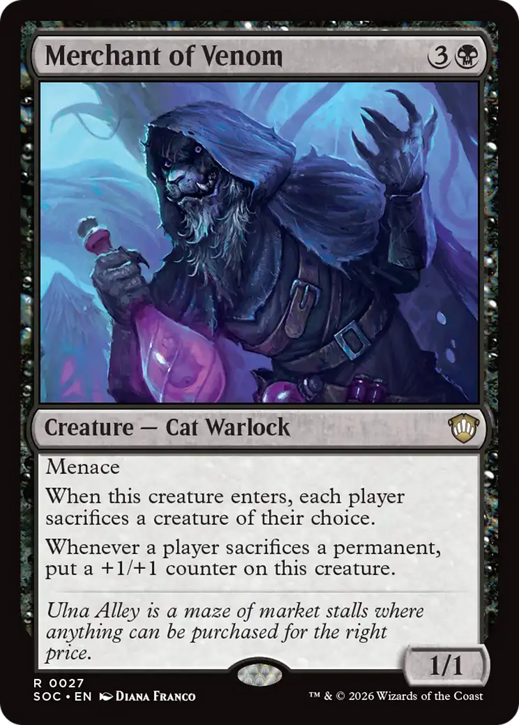 Merchant of Venom [Secrets of Strixhaven Commander] [Foil]