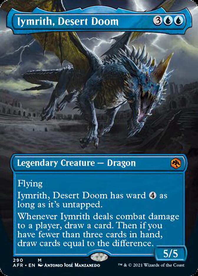 Iymrith, Desert Doom (Borderless Alternate Art) [Dungeons & Dragons: Adventures in the Forgotten Realms] [Foil]