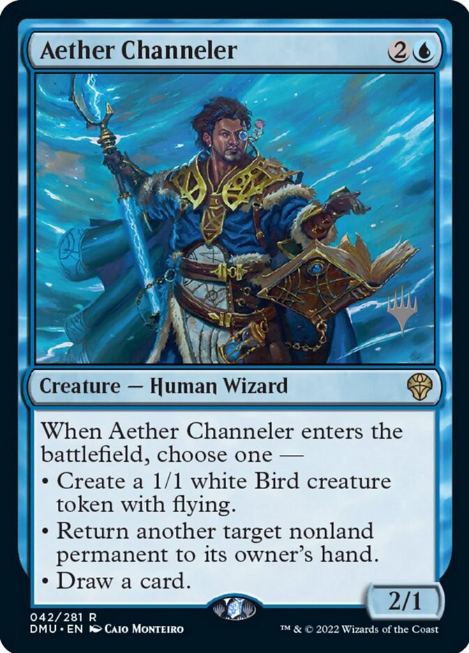 Aether Channeler (Promo Pack) [Dominaria United Promos] [Foil]