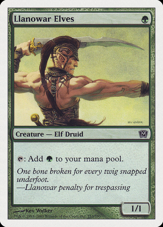 Llanowar Elves [Ninth Edition] [Foil]