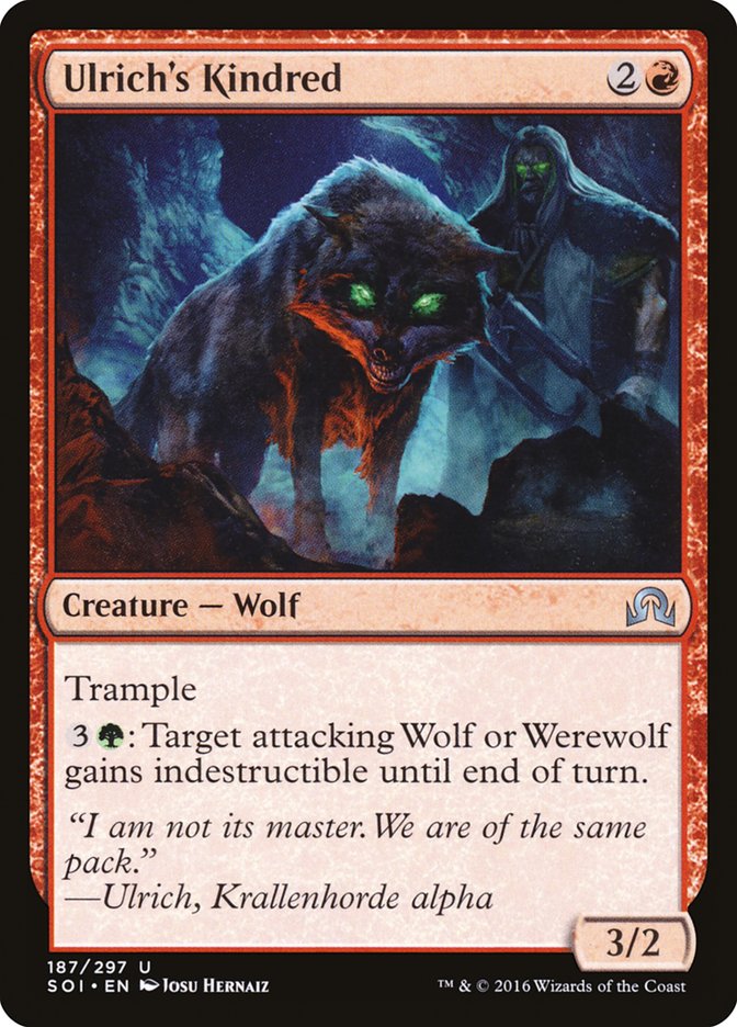 Ulrich's Kindred [Shadows over Innistrad] [Foil]