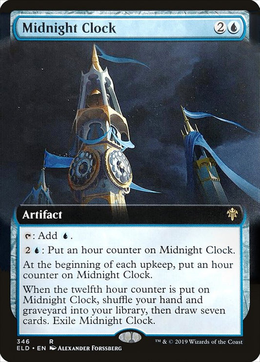 Midnight Clock (Extended Art) [Throne of Eldraine] [Foil]