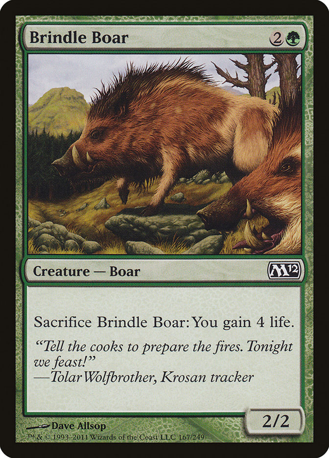 Brindle Boar [Core Set 2012] [Foil]