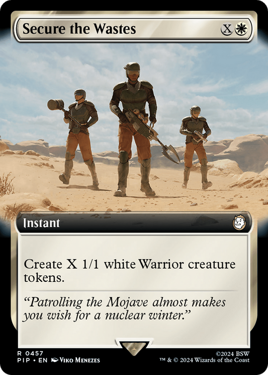 Secure the Wastes (Extended Art) [Fallout] [Foil]