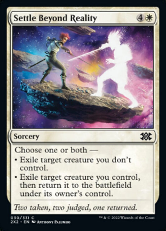 Settle Beyond Reality [Double Masters 2022] [Foil]