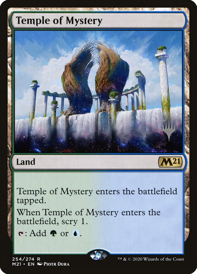 Temple of Mystery (Promo Pack) [Core Set 2021 Promos] [Foil]