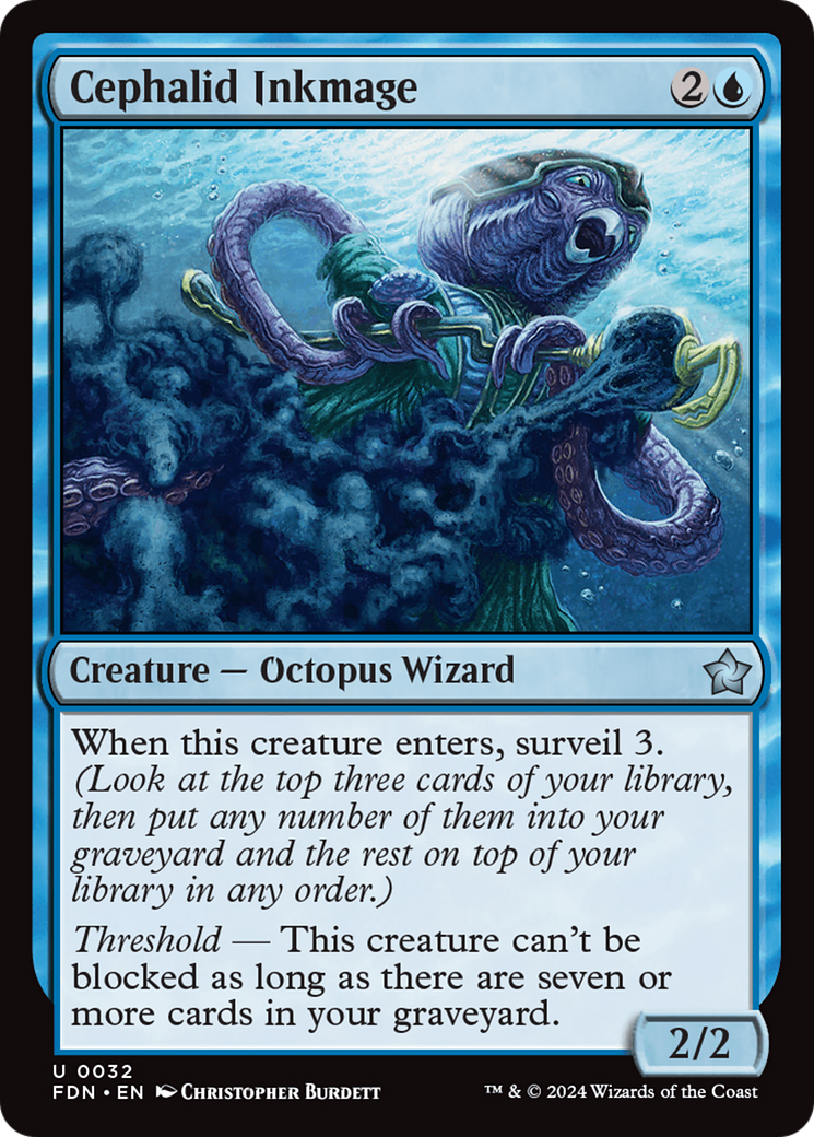 Cephalid Inkmage [Foundations] [Foil]