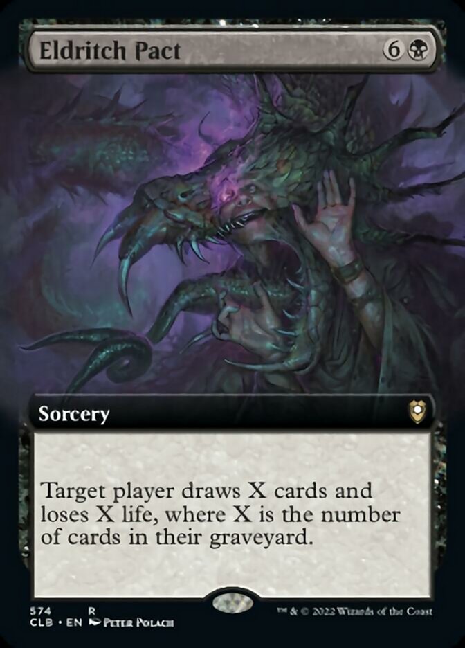 Eldritch Pact (Extended Art) [Commander Legends: Battle for Baldur's Gate] [Foil]
