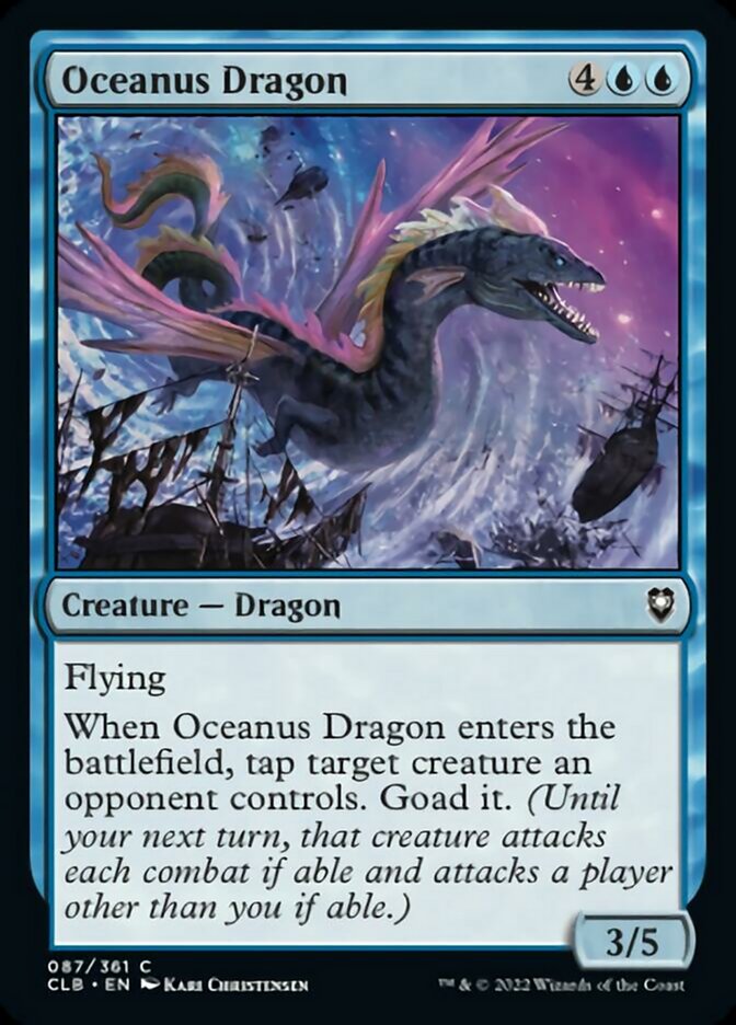 Oceanus Dragon [Commander Legends: Battle for Baldur's Gate] [Foil]