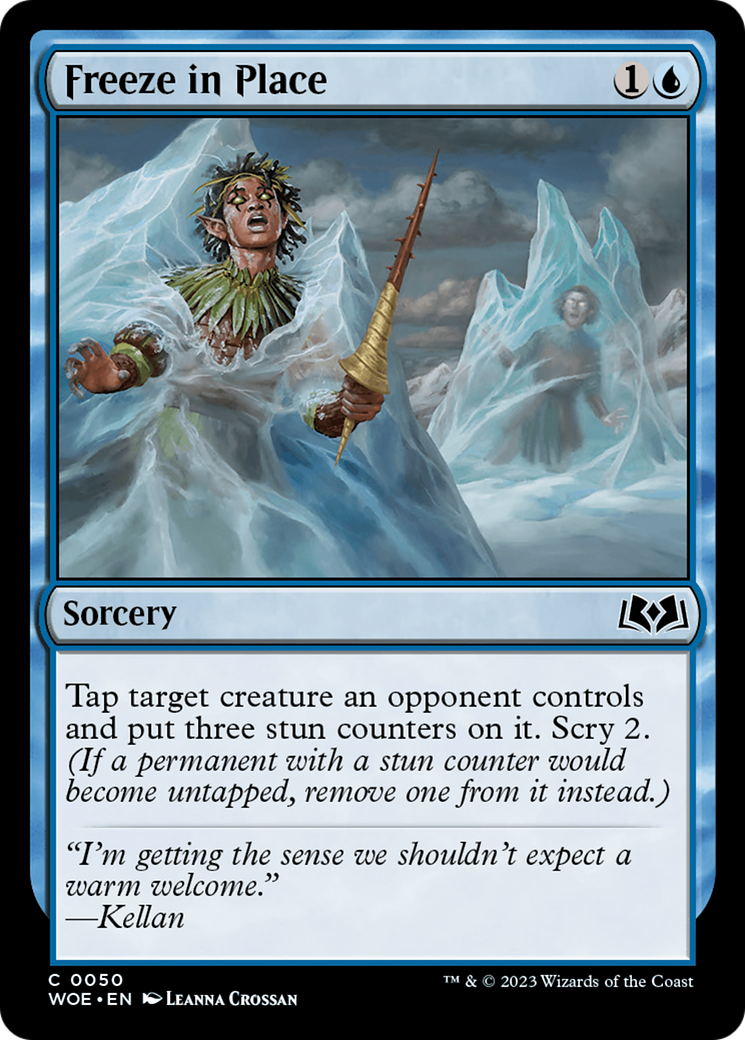 Freeze in Place [Wilds of Eldraine] [Foil]