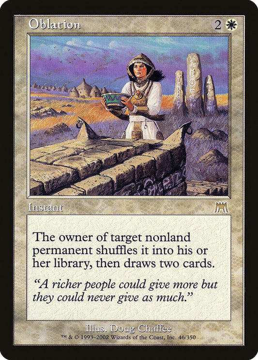 Oblation [Onslaught] [Foil]