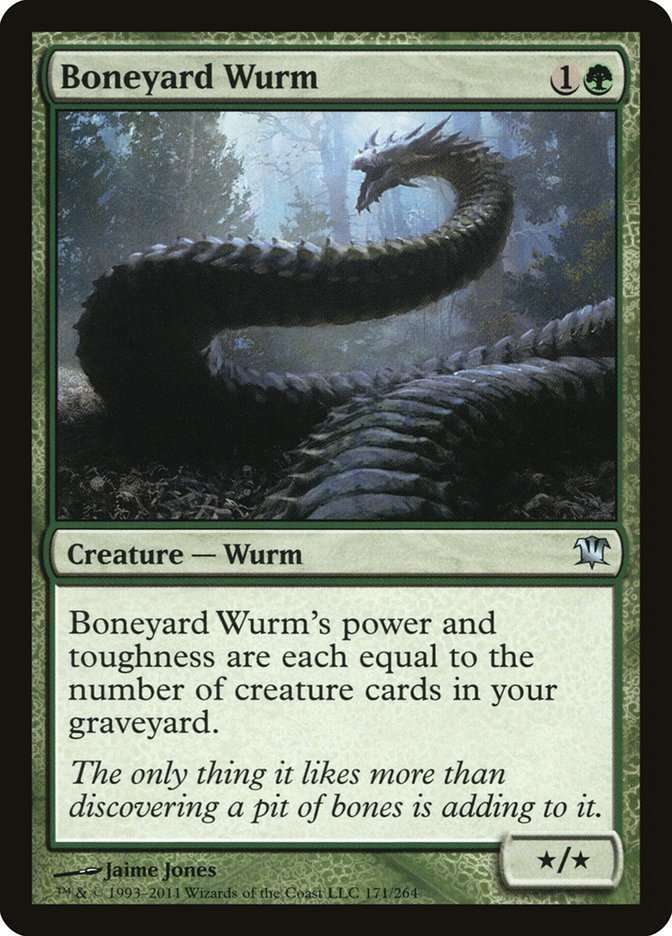 Boneyard Wurm [Innistrad] [Foil]