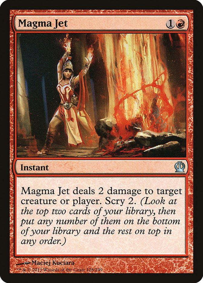 Magma Jet [Theros] [Foil]