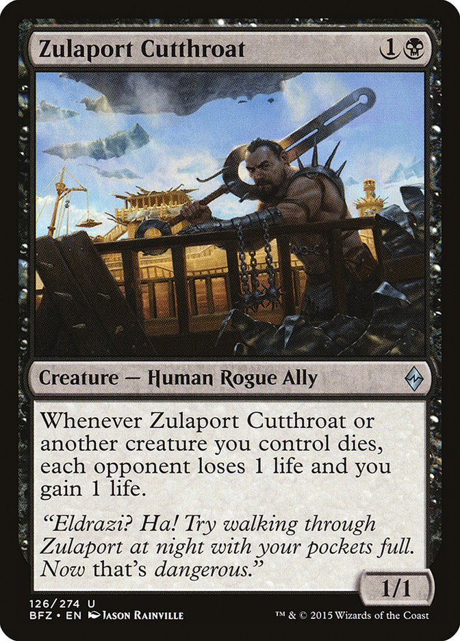 Zulaport Cutthroat [Battle for Zendikar] [Foil]