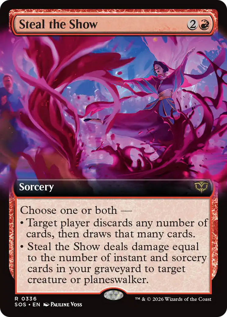 Steal the Show (Extended Art) [Secrets of Strixhaven] [Foil]