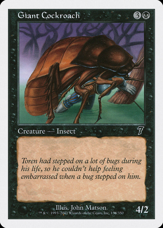 Giant Cockroach [Seventh Edition] [Foil]