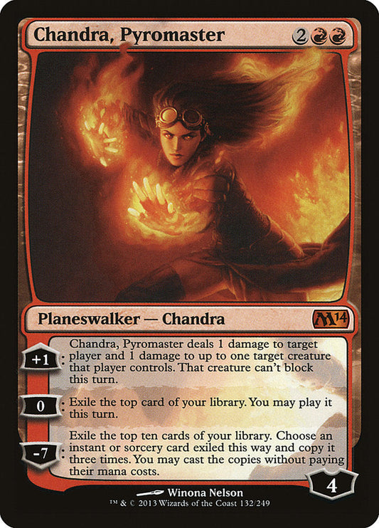 Chandra, Pyromaster [Core Set 2014] [Foil]