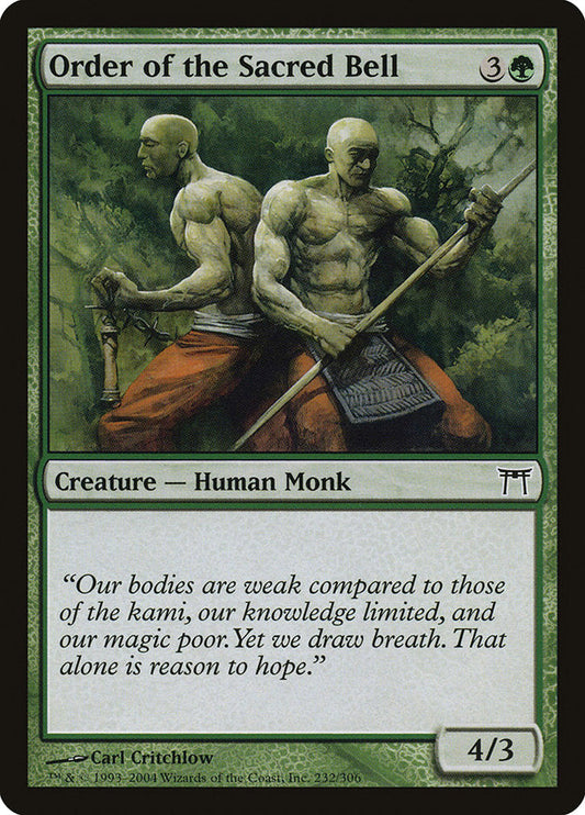 Order of the Sacred Bell [Champions of Kamigawa] [Foil]