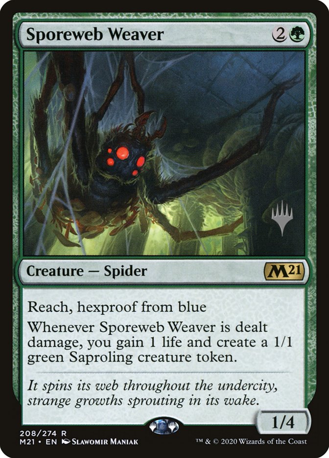 Sporeweb Weaver (Promo Pack) [Core Set 2021 Promos] [Foil]
