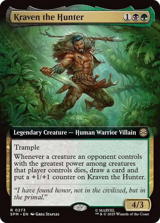 Kraven the Hunter (Extended Art) [Marvel's Spider-Man] [Foil]