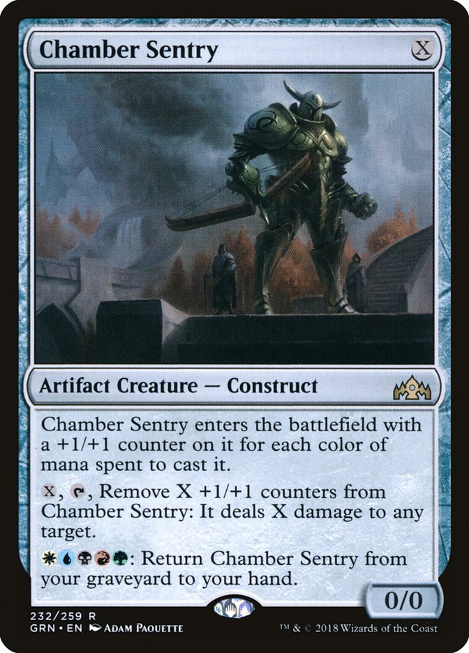 Chamber Sentry [Guilds of Ravnica] [Foil]