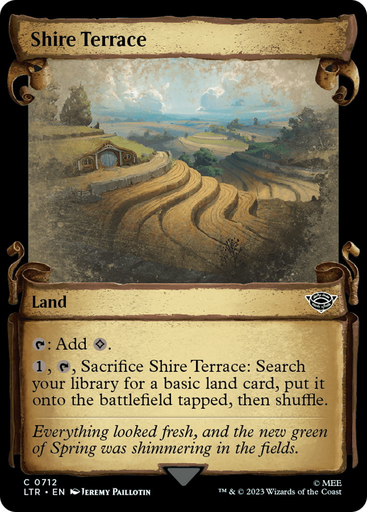 Shire Terrace [The Lord of the Rings: Tales of Middle-Earth Showcase Scrolls] [Foil]