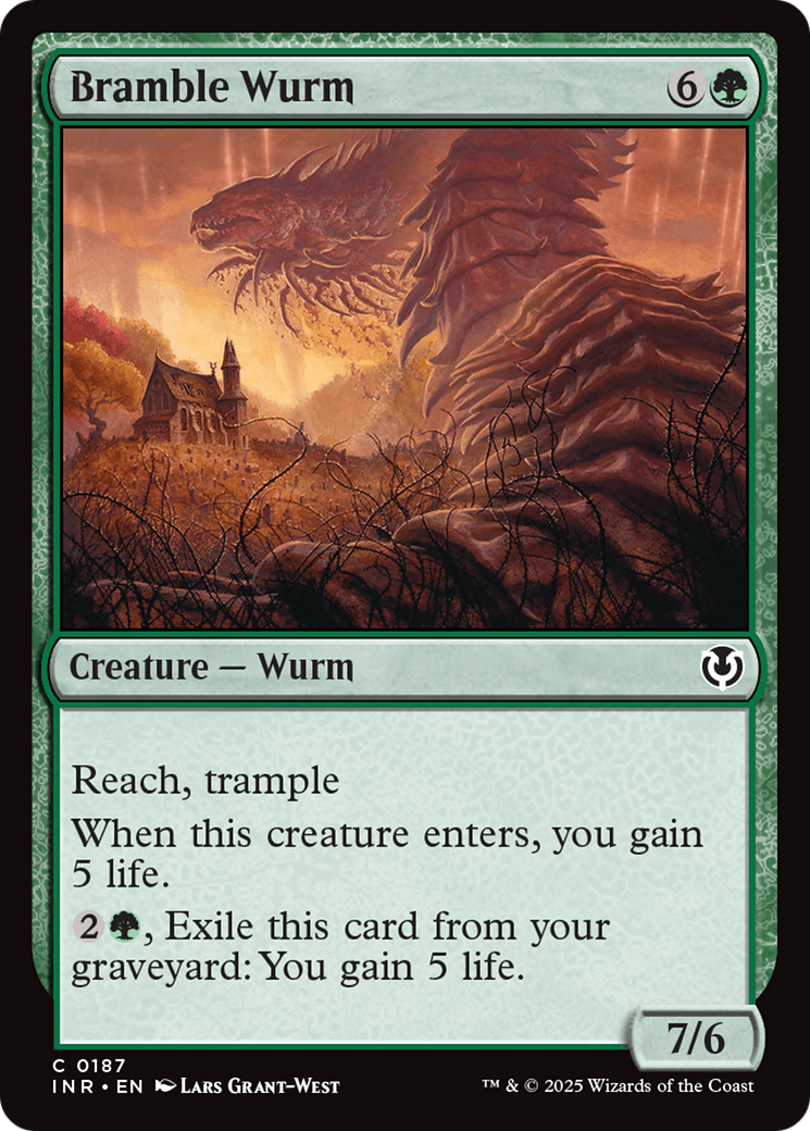 Bramble Wurm [Innistrad Remastered] [Foil]