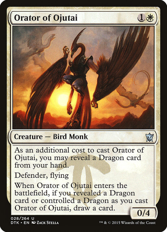 Orator of Ojutai [Dragons of Tarkir] [Foil]