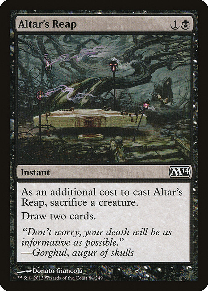 Altar's Reap [Core Set 2014] [Foil]