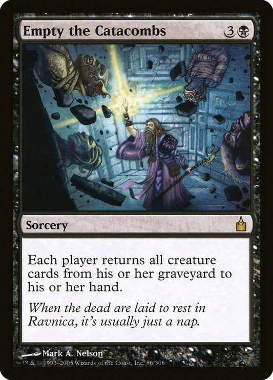 Empty the Catacombs [Ravnica: City of Guilds] [Foil]