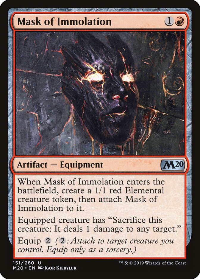Mask of Immolation [Core Set 2020] [Foil]