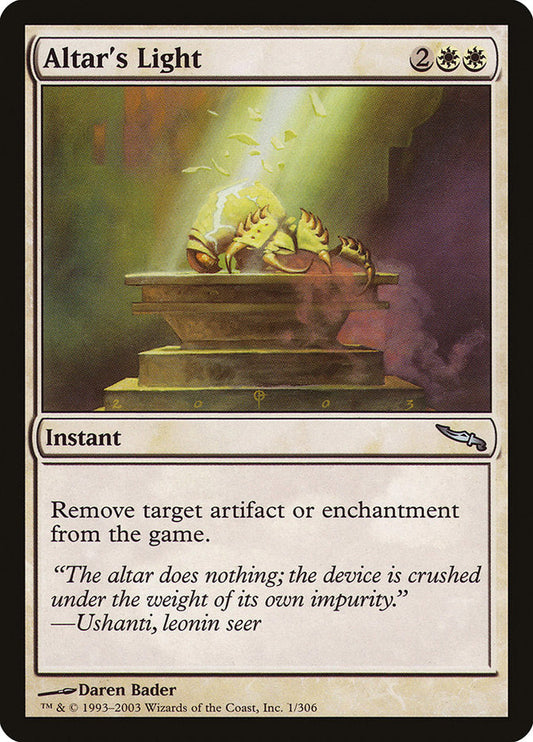 Altar's Light [Mirrodin] [Foil]