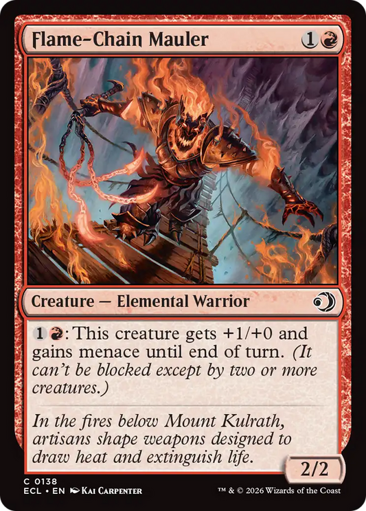 Flame-Chain Mauler [Lorwyn Eclipsed] [Foil]