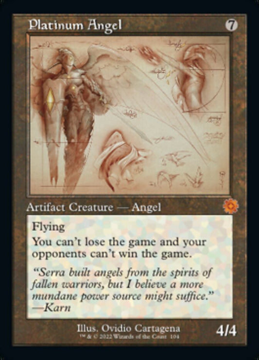 Platinum Angel (Retro Schematic) [The Brothers' War Retro Artifacts] [Foil]