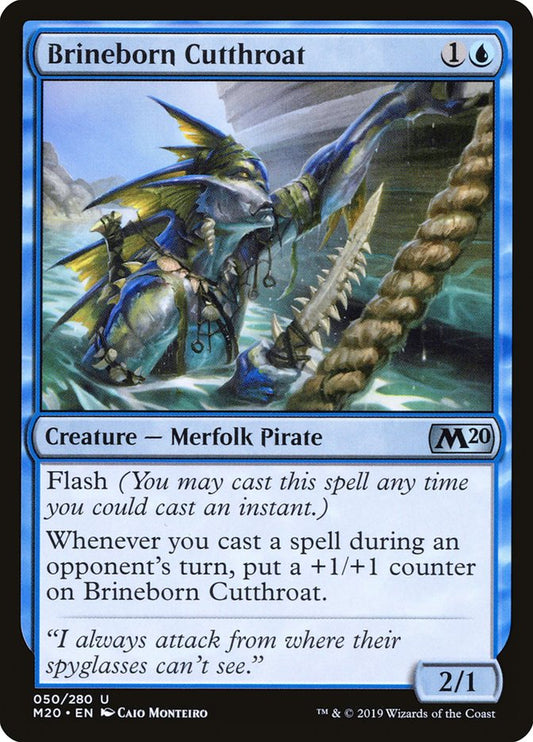 Brineborn Cutthroat [Core Set 2020] [Foil]