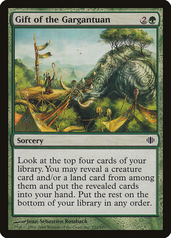Gift of the Gargantuan [Shards of Alara] [Foil]