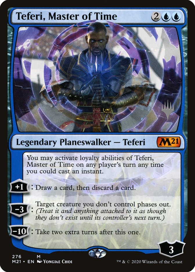 Teferi, Master of Time (Promo Pack) (276) [Core Set 2021 Promos] [Foil]