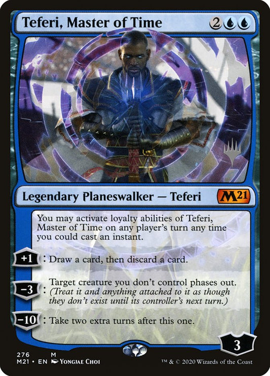 Teferi, Master of Time (Promo Pack) (276) [Core Set 2021 Promos] [Foil]