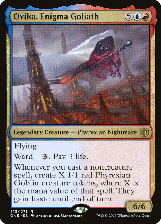Ovika, Enigma Goliath [Phyrexia: All Will Be One] [Foil]