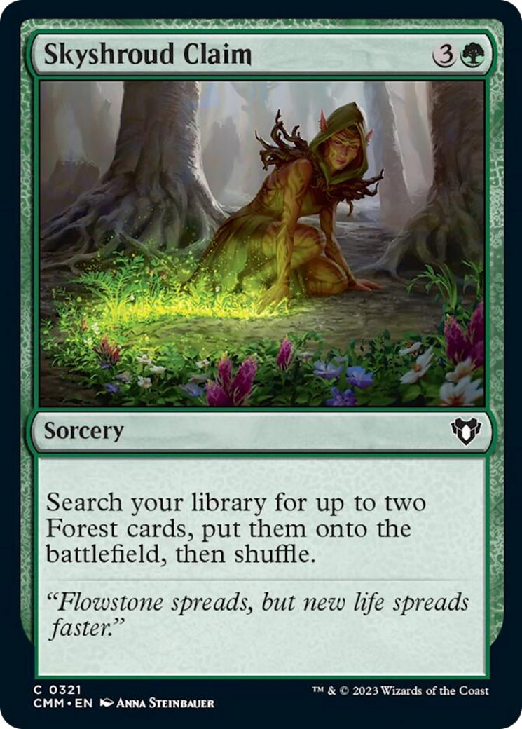 Skyshroud Claim [Commander Masters] [Foil]